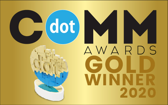 dotCOMM Awards Gold Winner 2020 Badge