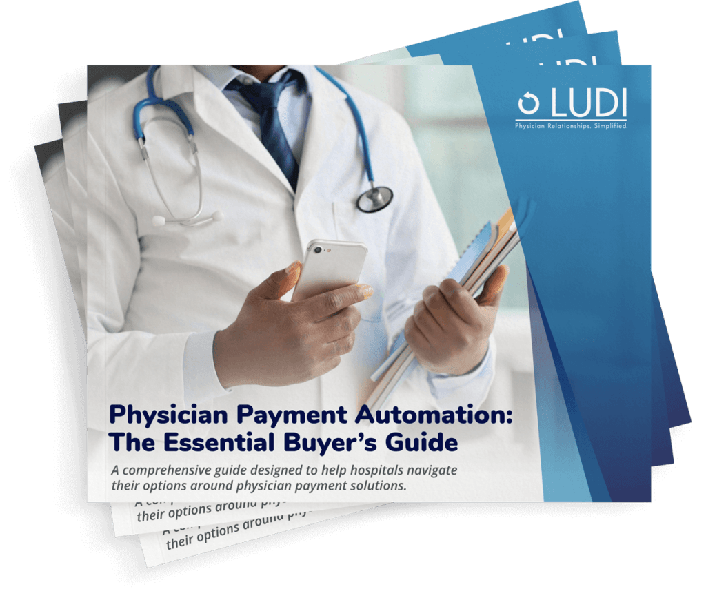 Mockup image of the Physician Payment Automation Guide